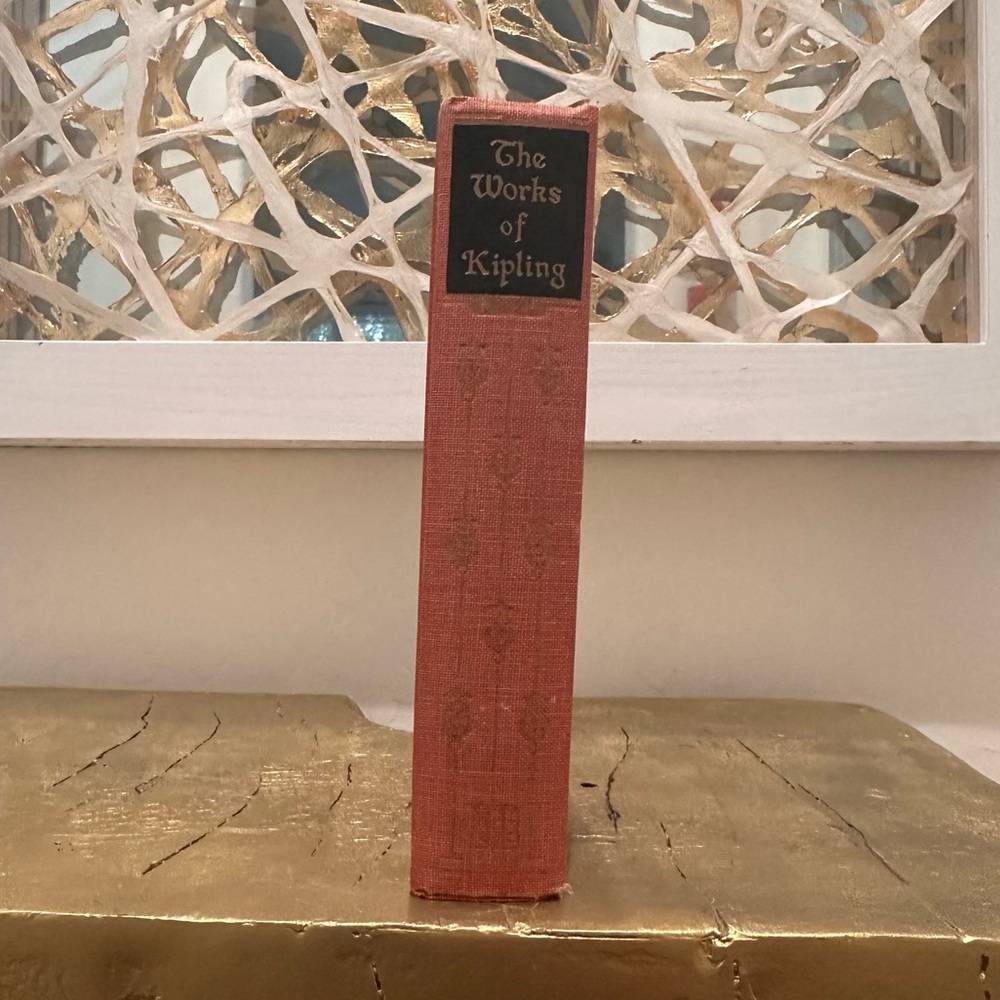 Antique book-The Works of Kipling-Rudyard Kipling
